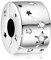 Annmors Jewelry Charme Sparkling Star Clip Anhänger S925 Sterling Silber Bracelet Bead with Cubic Zirconioa für Europäische Armbänder Halskette,Schmuck Geschenk für Damen Herren