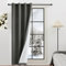 MIULEE Rideau Thermique Isolant Anti Froid et Chaleur avec Doublure, Gris Rideau de Porte Isolant Thermique Lot de 1, Double Rideaux Occultant et Thermique Epais 132x175 CM