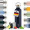 Blumtal Thermosflasche 1L - doppelwandige Trinkflasche Edelstahl 1L - Isolierflasche 1L BPA frei - Edelstahl Trinkflasche 1L - Teeflasche - Trinkflasche Thermo - Sportflasche 1000ml - Dark Ocean Blue