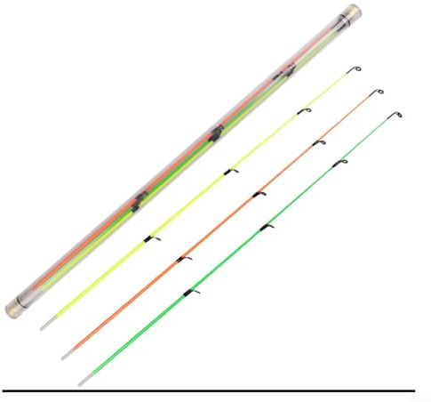 HEBEOT Feeder-Angelrute – tragbare Karpfenrute mit oberer Spitze aus Fiberglas für Angelszenarien, Umgebung, 52 x 4 cm