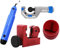 YOYEAH Rohrschneider Set 5-50mm mit Handentgrater - für Edelstahl, Kupferrohr, Kunststoff(PVC & PE) - mini Rohrschneider Rohrentgrater und Entgrater Werkzeug
