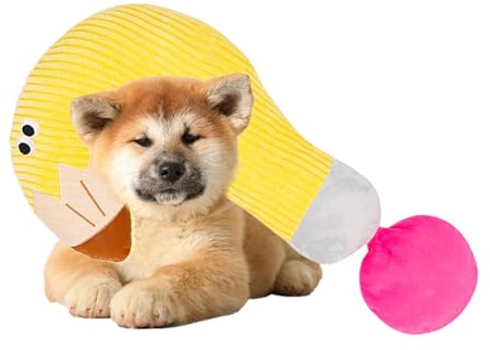 Almohadas para perros - Cojines para perros, cojín suave para el cuello del perro | Juguete para masticar para perros Cojín colorido para mascotas, cojín calmante para el cuello del perro de piel