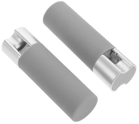 HOLIDYOYO 2 Pezzi Tiranti per Corda Tende Verticali Peso Antivento in Ferro e Plastica, Design Grigio Raffinato, Accessori per Tende e Oscuranti per Salotto