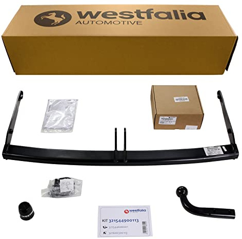 Westfalia starre Anhängerkupplung für VW Passat Variant/Limousine (BJ 09/2005-10/2010) - im Set mit 13-poligem fahrzeugspezifischen Westfalia Elektrosatz
