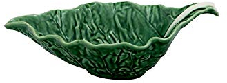 Bordallo Pinheiro Green Cabbage Sauceboat, Set of 2