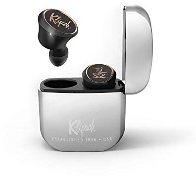 Klipsch T5 True Wireless Earphones, Silver, S,M,L