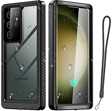 AICase Coque étanche pour Samsung Galaxy S23 Ultra (6.8) Résistant à la Neige, à la poussière et aux Chocs, Housse de Protection sous-Marine certifiée IP68 360 Protection pour Samsung S23 Ultra Case