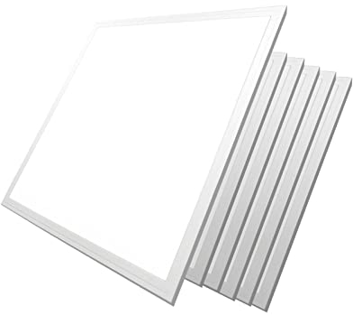 Xtend EcoLight 6x LED Panel 62x62 Tageslichtweiß 6000K 40W 3400lm Rasterleuchte flimmerfrei Slim Alu Deckenleuchte Netzteil PLe2.2