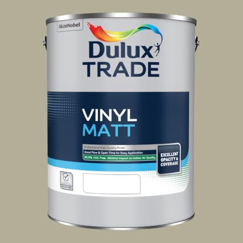 DULUX TRADE VINYL MATT OVERTLY OLIVE 5L