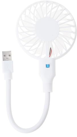 Wsdsgz Petit ventilateur USB flexible avec contrôle de commutation réglable pour ordinateur, bureau, dortoir, camping, voyage, alimentation 5 V 1 A