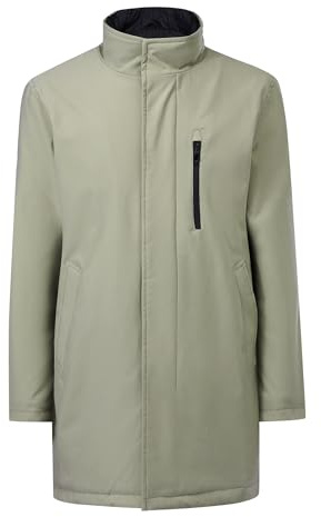 Allthemen Cappotti Uomo Invernale Casual Medio Lungo Parka Regular Fit Piumino Giacca Multifunzionale Outdoor Calda Cachi M