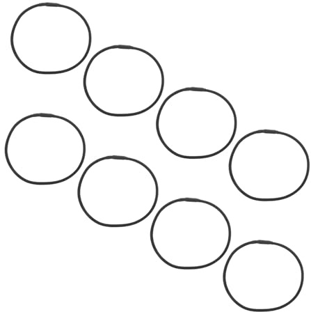 FUTUREORYY 8 Pezzi Elastic Bands per Microfono Shock Mount in Gomma Resistente Antivibrazione per Microfoni Condensatore Anelli Elastici per Supporto Microfono Accessori per Registrazione