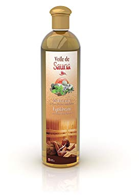 Camylle - Voile de Sauna Méditerranée - Fragrances à base d’Huiles Essentielles 100% Pures et Naturelles pour Sauna - Equilibrant aux arômes frais et fleuris - 250ml