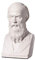 busto statua scultura in marmo del scrittore russo Fëdor Dostoevskij 14 cm