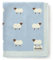 mimixiong Babydecke 100% Baumwolle 80x100cm doppelseitig multifunktional Schafe Kuscheldecke für Kinderwagen weich Blau