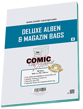 Comic Concept Deluxe Sac pour albums et magazines Taille M 225 x 310 mm