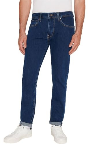 Pepe Jeans Stretch Tapered , Jeans, Hombre, Azul (Denim-ct7), 32W / 34L