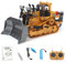 Ezweiji RC Bulldozer, 9 Kanal Ferngesteuertes Bulldozer Baufahrzeug Spielzeug 1:20 Voll funktionsfähiger RC Raupenfahrzeug mit Licht und Soundeffekten (Ferngesteuerter Bulldozer)