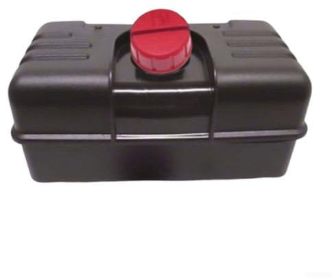 Kraftstofftank für Tecumseh 34186A von GLOBALHUT, für Häcksler, Schneefräse, Rasenmäher, Benzintank aus Kunststoff, Ersatzteil