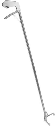 VICASKY Stainless Steel Snake Tong Tool Folding Snake Catcher Clamp with Lock Non-slip Wide Jaw Grabber for Garden Agriculture Outdoor and Control
