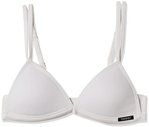 Skiny Mädchen Cotton Essentials 085343 BH, Weiß, 176 EU