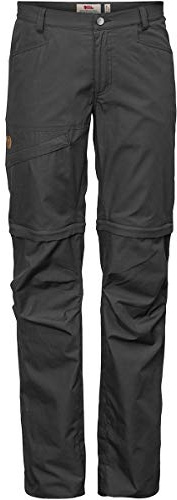 Fjällräven Daloa Shade Zip-Off Trousers W Pantalon de Sport Femme Dark Grey FR : L (Taille Fabricant : 40)