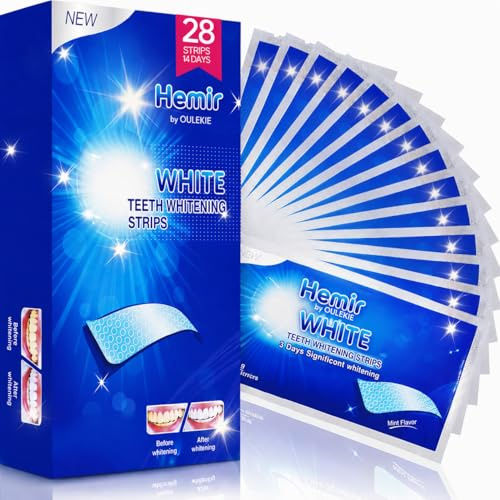 ETRSAIRL Lot de 28 bandes de blanchiment des dents pour la maison - Bandes de blanchiment des dents de qualité supérieure pour éliminer les taches - 0,50 ml