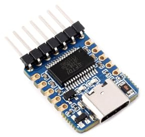 Waveshare USB to UART (TTL) Mini Communication Module with Pinheader, Stable Communication, Over Current/Voltage Protection, TTL Serial Converter,USB to TTL Converter for Win7/8/8.1/10/11/MacOS/Linux
