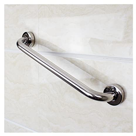 Barres d'appui pour salle de bain 304 Acier inoxydable Salle de bain Baignoire Baignoire Barre de sécurité for les personnes âgées Poignée de salle de bain Monnares 4 0cm Chrome poli Barre d'appui ant