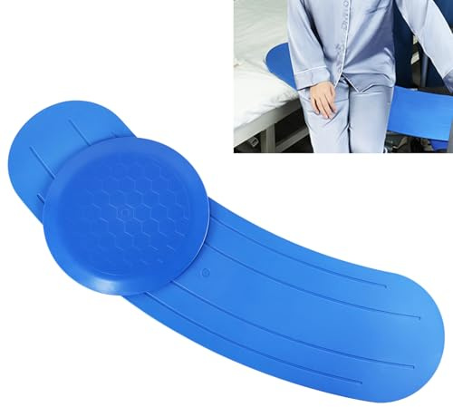 LOSCHEN Tabla de transferencia, ayuda deslizante para el traslado de silla de ruedas a la cama, al inodoro, a la bañera, al coche – Tabla de transferencia con disco