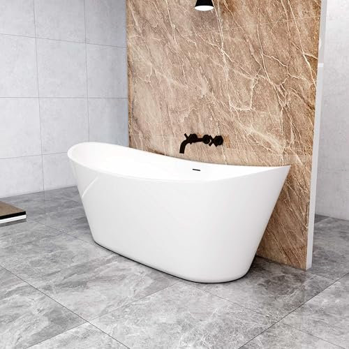 Modern Designer Bathroom Freestanding Double Ended Bath Bathtub 1700x720mm