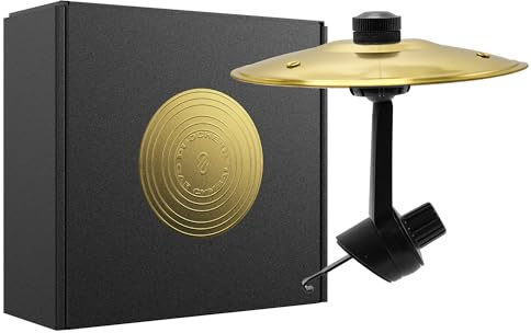 Auto-Becken für Lüftungsschlitze, Mini-Trommel, Crash-Becken für Auto-Entlüftung (Gold)