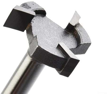 Bois MDF contreplaqué panneaux de particules pour spoilboard - Coupe industrielle - Fraise à défoncer - Tige de 6,35 mm - Pointe en carbure - Rabotage pour mèche