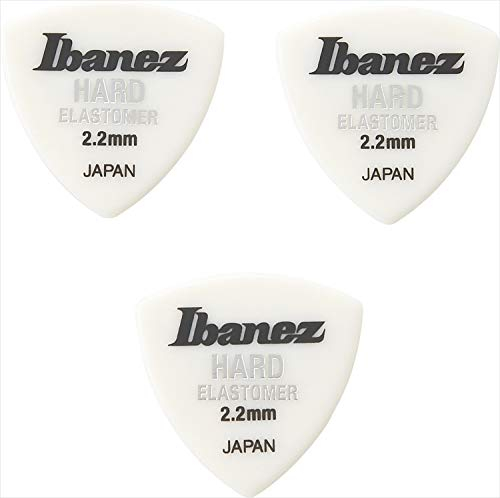 Ibanez BEL4HD22 Elastomer Picks Hard White - Plektren Set