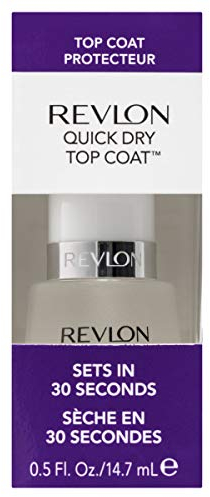 Revlon Quick Dry Überlack, Splitterfeste und langhaftende Formel, Hochglanz-Finish, 14,7 ml.