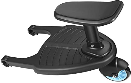 Tablero De Buggy Con Asiento, SEAAN Tableros PortáTiles Para NiñOs Tablero De Pie Para Cochecito, Seguro Y CóModo, Accesorios Para Cochecito, Tablero Para Cochecito Para NiñOs (2-6 AñOs, 25 Kg)