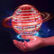 Hover Fliegender Ball,Magic Spinner Ball RGB Licht Flying Ball, Hover Ball Mini Drohne Für Kinder Fliegendes Spielzeug, Flying Orb Schwebender Ball Geschenke Für Jungen Mädchen Indoor Outdoor (Rot)