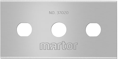 MARTOR 250 x lames industrielles, lames de rechange cutter, couteau de sécurité, 22,2 mm, tranchantes, Dans distributeur, utilisables 4 fois, No. 37020