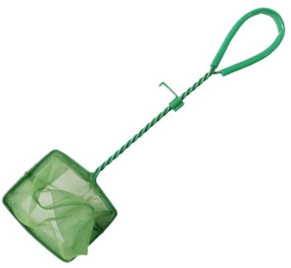 Retino per pesci | Rete da pesca in nylon con manico lungo, rete ultra fine, strumenti di pulizia con gancio, per rimuovere i fanghi