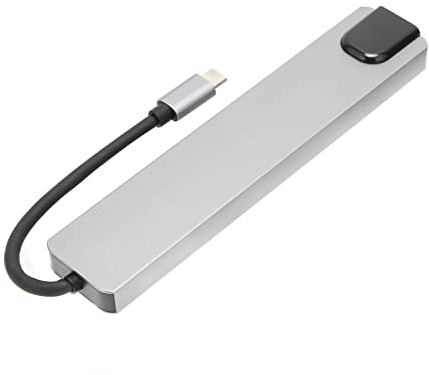 CFTGIW Hub USB C 8 In 1 4K 87W PD Ricarica Scheda di Memoria 480Mbps Lettore di Schede TF Docking Station USB per Home Office In Viaggio La Scheda di Interfaccia PD con Definizione USB2 0 Ha 1 Porta