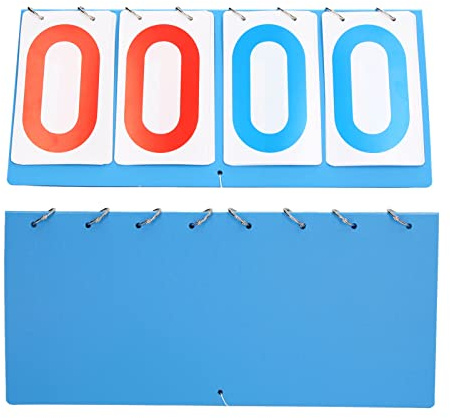 Yctze Tableau de Bord Portable à 4 Chiffres – Gardien de Score Sportif pour Tennis de Table, Volley-Ball, Basket-Ball, Facile à Lire et à Utiliser