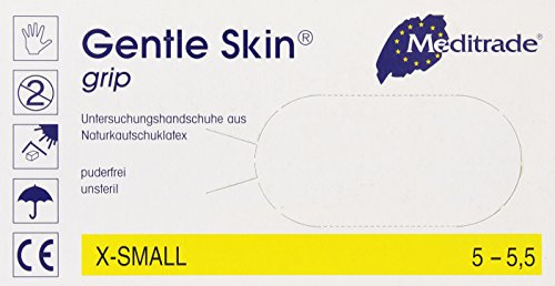 Meditrade 1221GRIP-XS Gentle Skin Grip, 1er Pack (1 x 100 Stück)