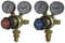 Langley Pair of Oxygen and Acetylene Single Stage 2 Gauge Regulator for Gas cylinders