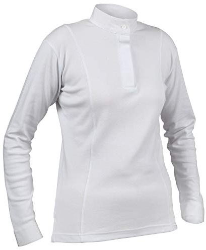 Shires Aubrion Hunting Shirt in White - Ladies X-Small, White
