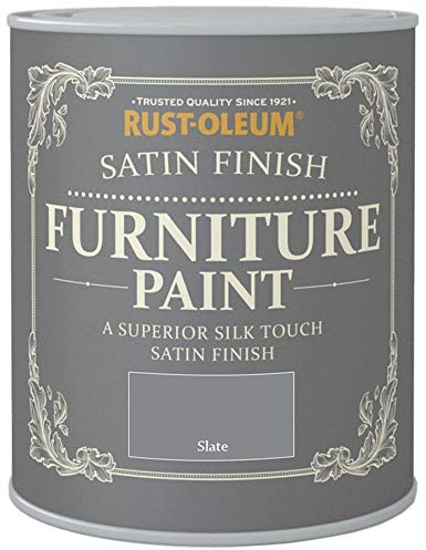 Rust-Oleum Satin Finish Furniture Paint Slate 125ml