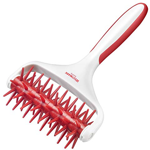 Westmark Rotella buca-impasto, Lunghezza: 20 cm, Plastica, Bianco/Rosso, 32172270