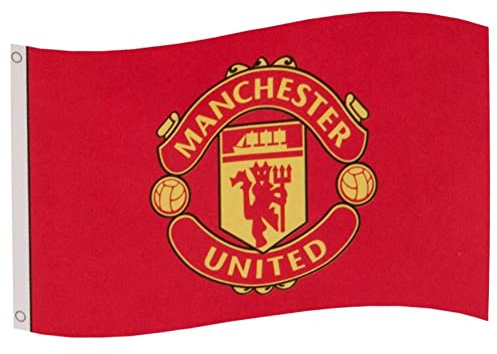 Manchester United Football Club Official Large Flag Big Crest Game Fan Banner