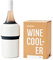 Huski Wine Cooler | Award Winning Iceless Design | Keeps Wine Cold up to 6 Hours | Wine Accessory | Next Generation Ice Bucket | Fits Some Champagne Bottles | Perfect Gift for Wine Lovers (White)