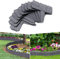 LARS360 15m Palisade Anthrazit mit Steinmuster Beetumrandung Rasenkante Gartenpalisade aus Kunststoff Beeteinfassung Gartenrandkante 1 Element B x H x T: 25 x 23 x 1 cm