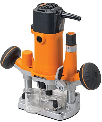 Triton TMNRTR 880W Twin Base Compact Trim Router with 1/4 and 8mm Collets